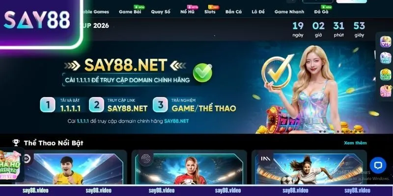 Say88 Uy Tín Hàng Đầu 2026 - Top 1 Việt Nam